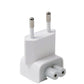 US to Europe Plug Converter Travel Charger Adapter for Apple iBook MacBook (White)