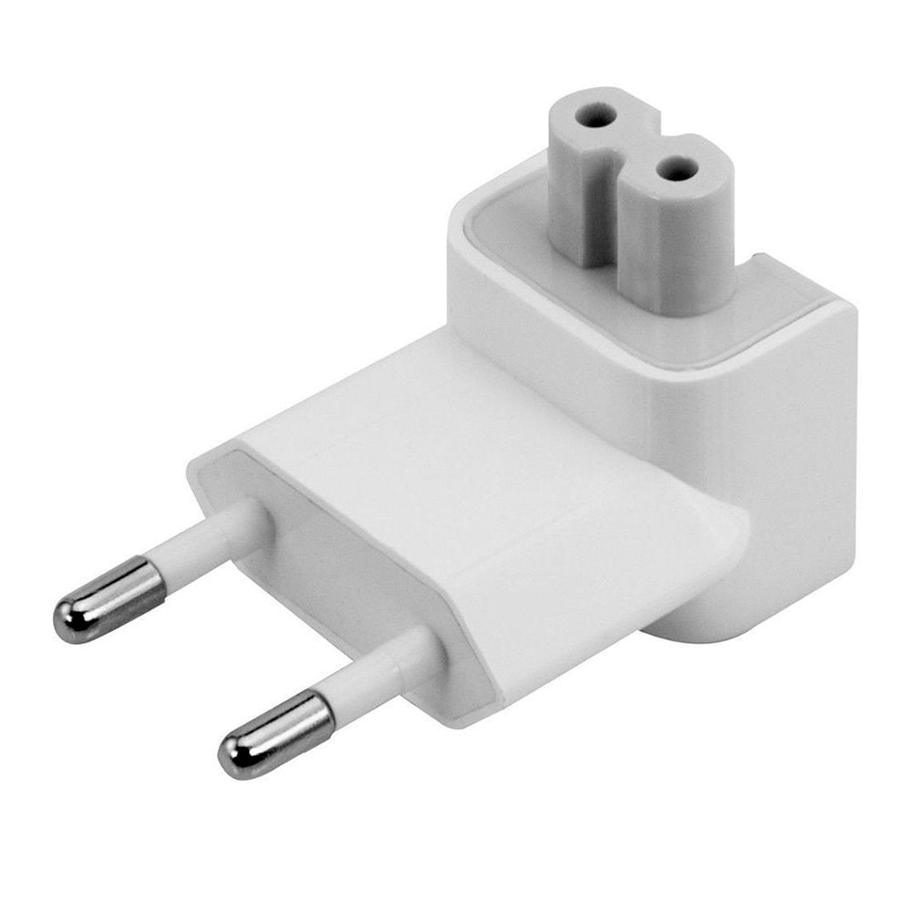 US to Europe Plug Converter Travel Charger Adapter for Apple iBook MacBook (White)