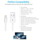 Apple Original Cable [Apple MFi Certified] Lightning to USB Cable Compatible iPhone 13/12/11 Pro Max/XS MAX/XR/XS/X/8/7/Plus/6S iPad AirPods,iPod Touch (2M/6.6FT) Original Certified - White